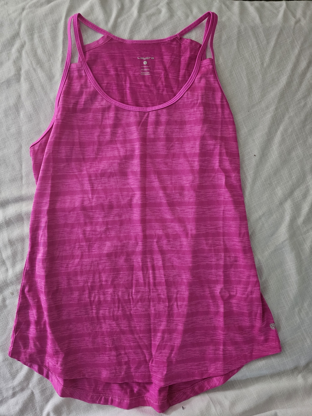 C9 by Champion Bright Pink Heathered Strappy Tank